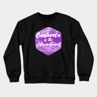 Cadence of the Mountains, purple mountain Crewneck Sweatshirt